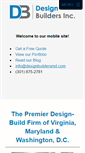 Mobile Screenshot of designbuildersmd.com